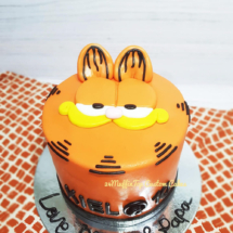 Garfield Fondant Cake, garfield cake, custom cake, 24 Muffin Top, 24MuffinTop