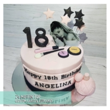 ariana grande cake, make-up cake, debut cake, debutant cake, 24 Muffin Top