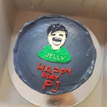 Minimalist cake, jelly, jelly youtuber, cainta, custom cakes, 24 muffin top, custom cake, customized cake, cainta rizal 