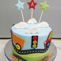 Baby Cars Cake baby boy cake, baby cake, custom cake, customized cake, 24 muffin top