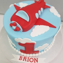 baby airplane cake, 24 Muffin Top, custom cakes, customized cakes, airplane cake