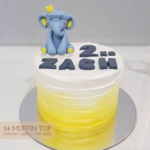 baby elephant cake, baby cake, elephant cake, 24 muffin top, custom cake, customized cake, cainta rizal, cainta, pasig, mandaluyong