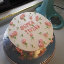minimalist cake flowers, 24 muffin top, custom cake, custom cakes, customized cake, cakes cainta, cakes rizal, cakes manila
