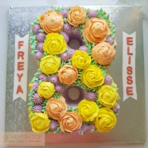Number cake, number 8 cake, custom cake, customized cake, custom cakes, 24 muffin top