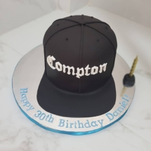 compton cap, compton cake, ball cap cake, custom cake, customized cake, 24 muffin top, cakes in rizal, cakes in cainta